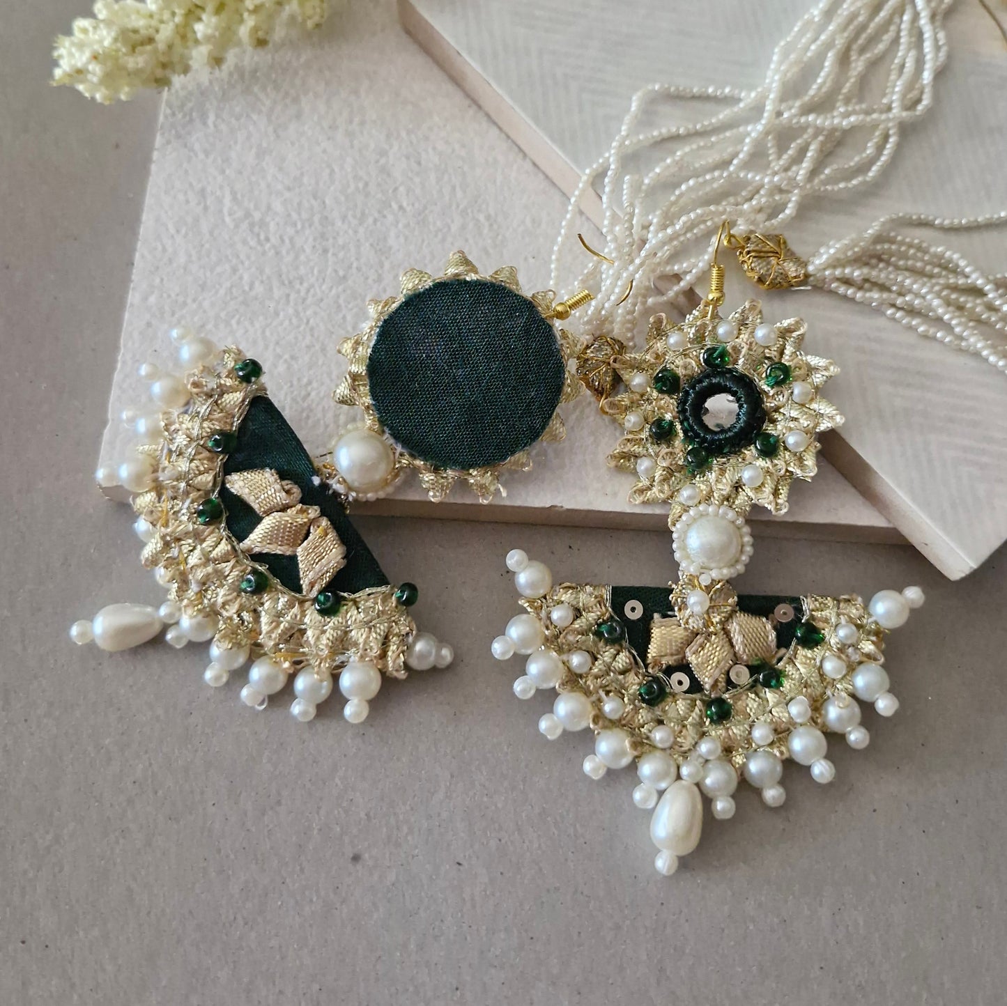 Inkisaar (Earrings) -Green