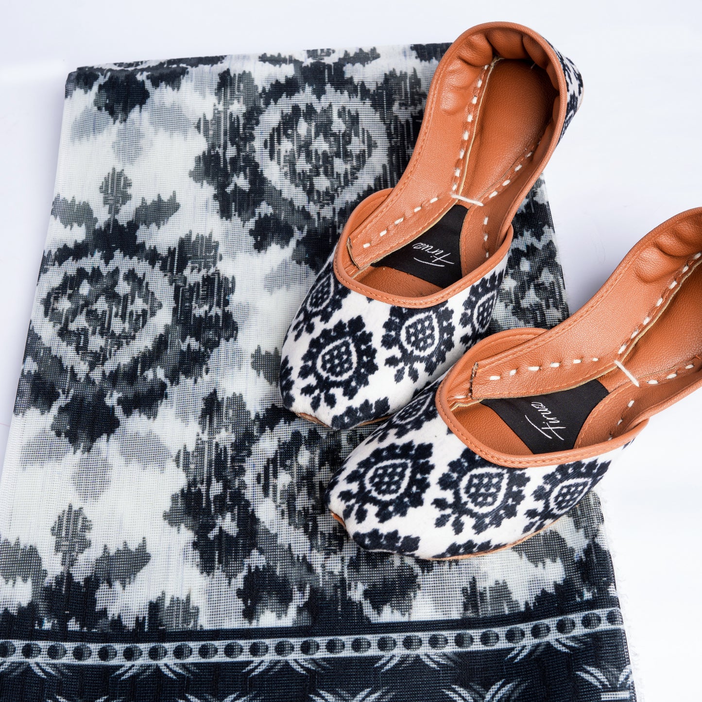 Charcoal Pattern Duo Set