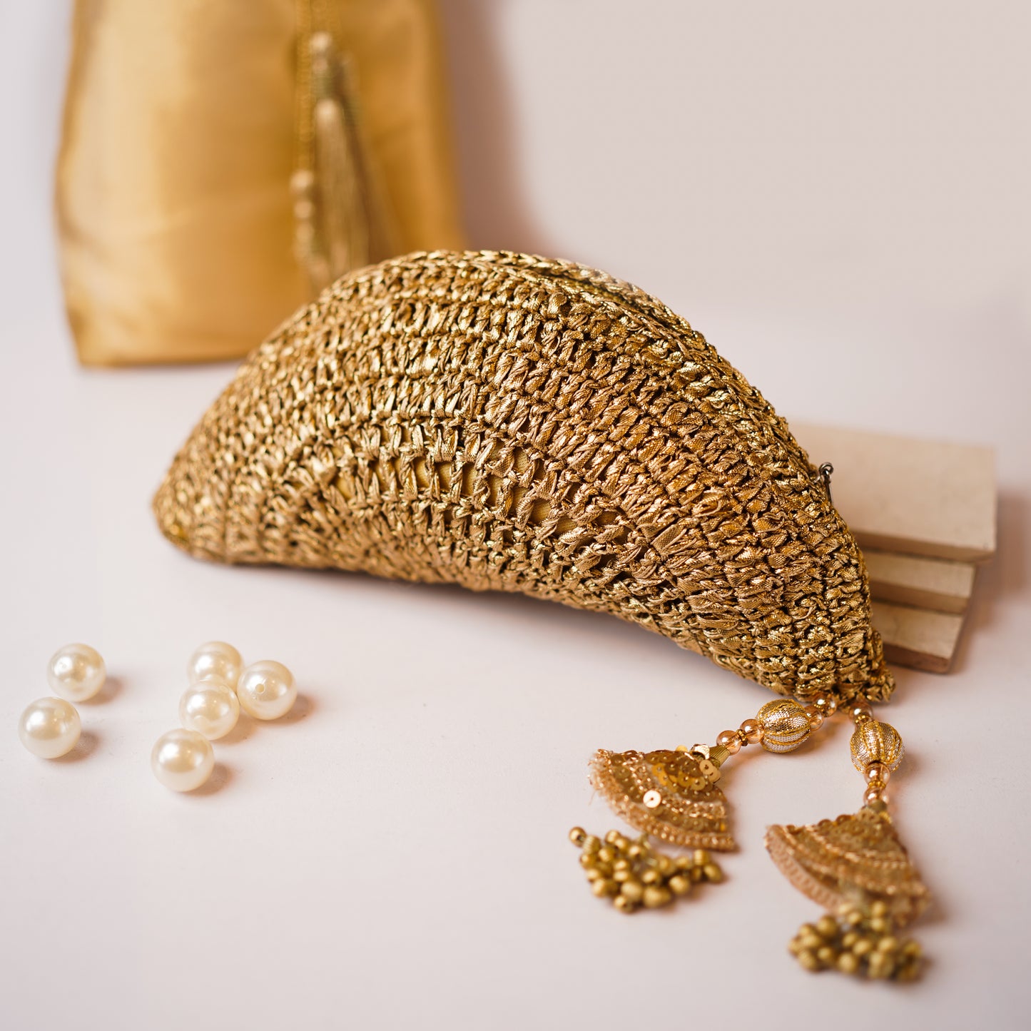Bronze Gota Handbag
