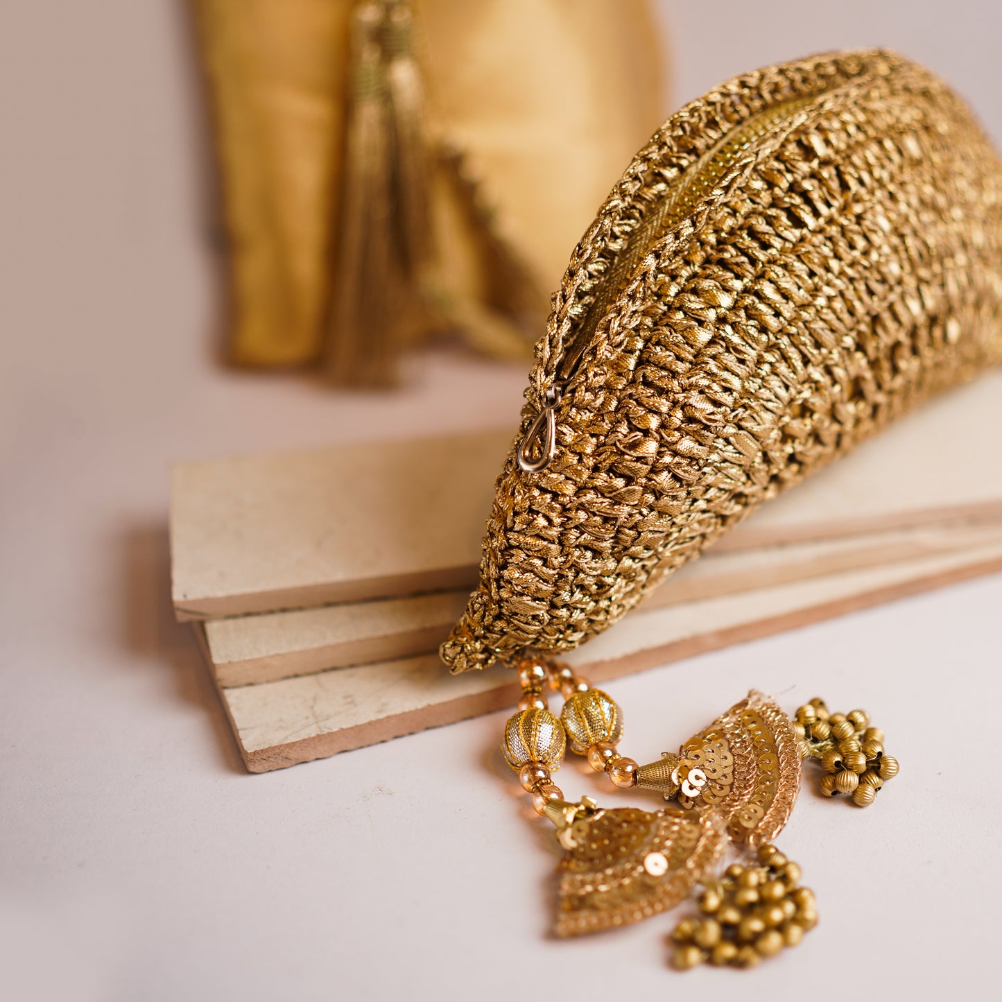 Bronze Gota Handbag