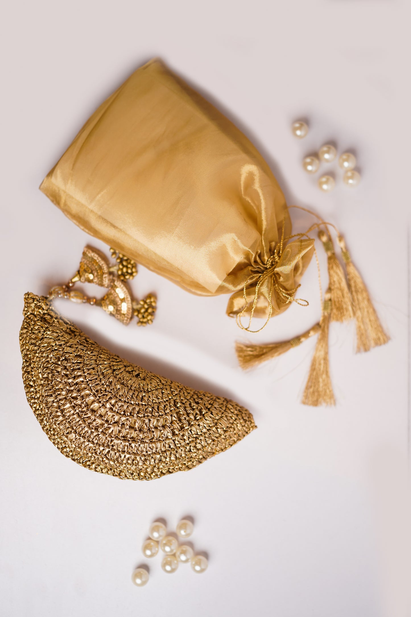 Bronze Gota Handbag