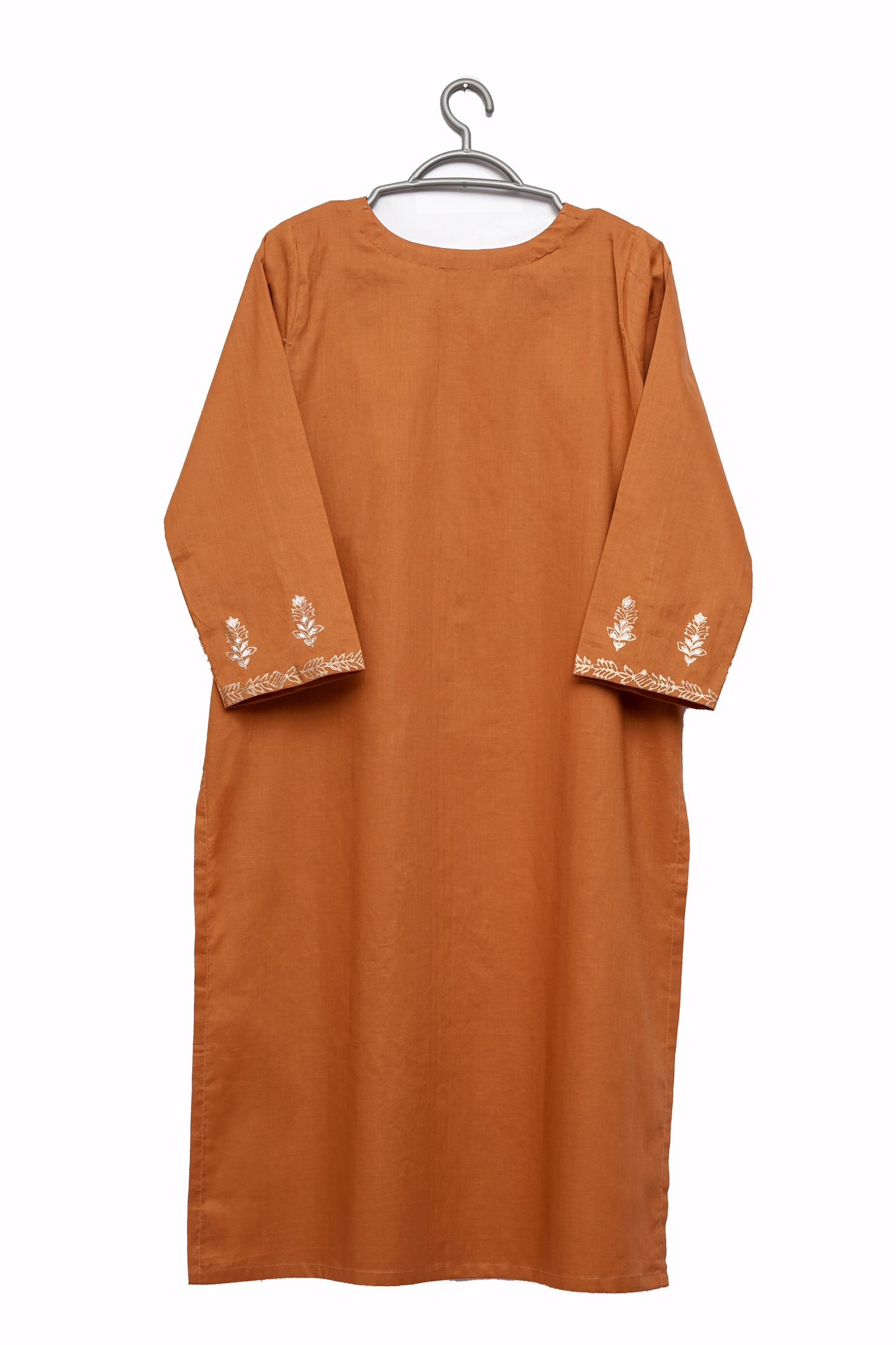 Tabassum (Rust) Stitched Shirt