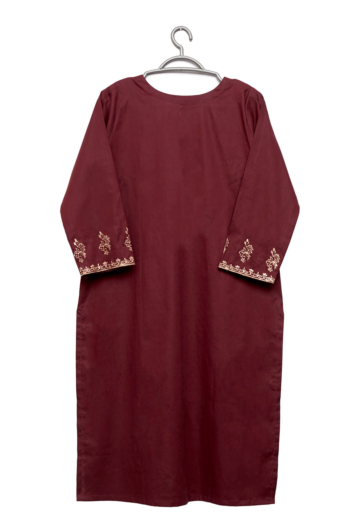 Mehak (Deep Maroon) Stitched Shirt