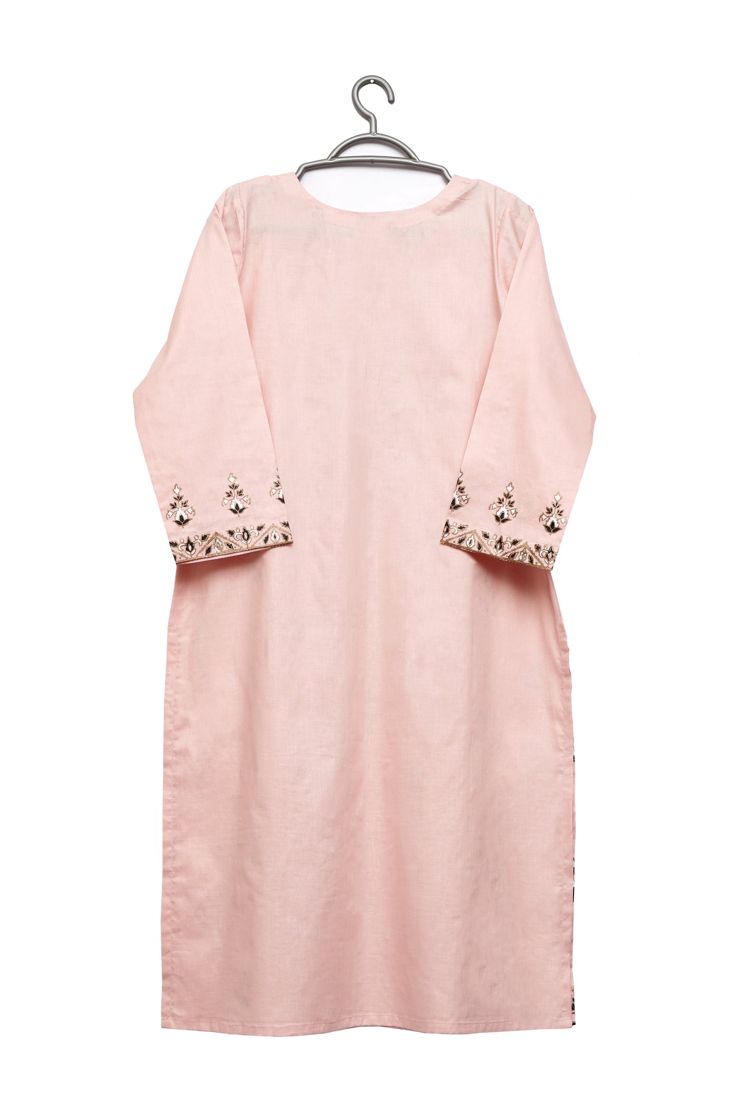 Ibtida (Powder Peach) Stitched Shirt