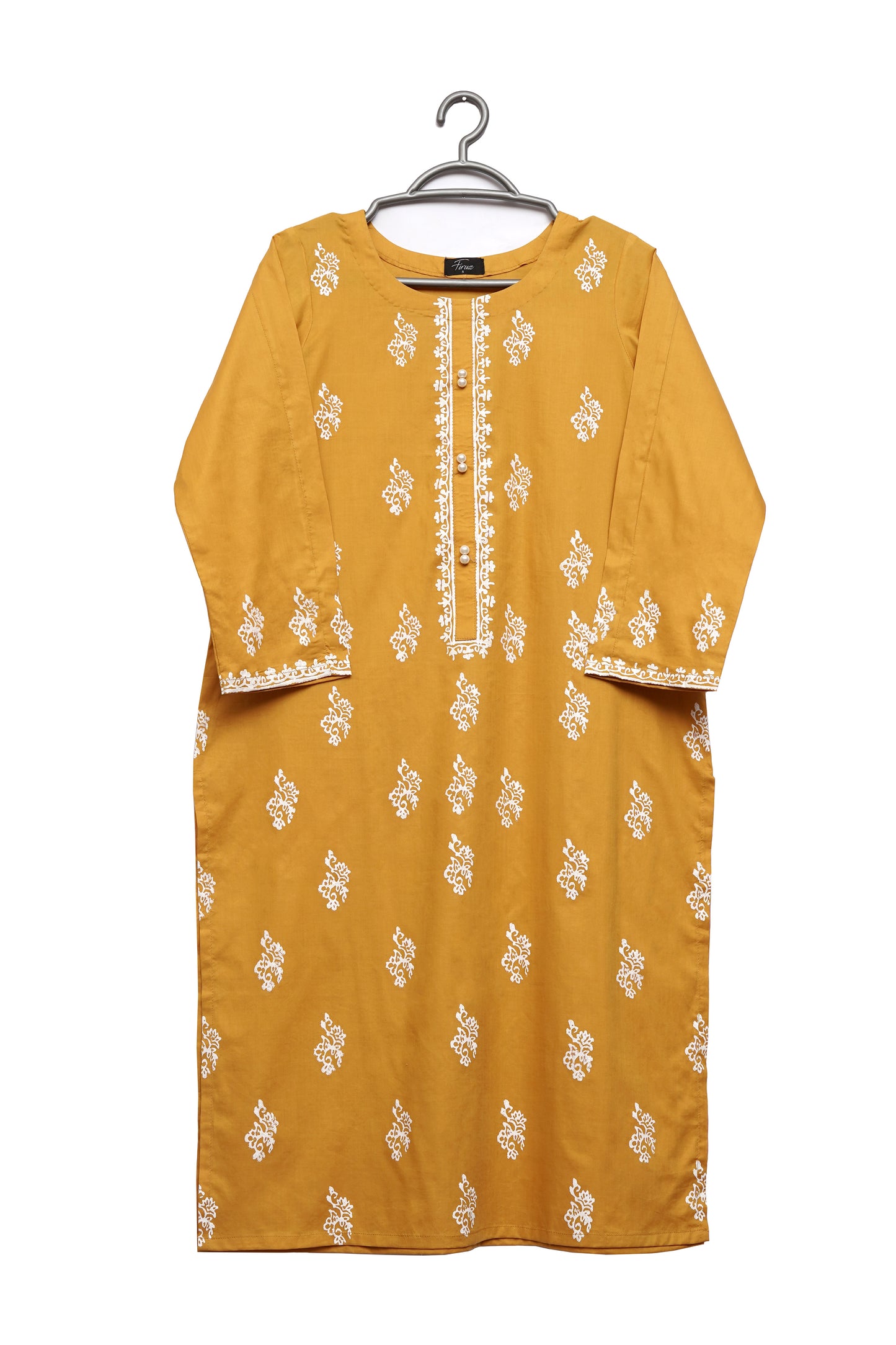 Mehak (Yellow) Stitched Shirt