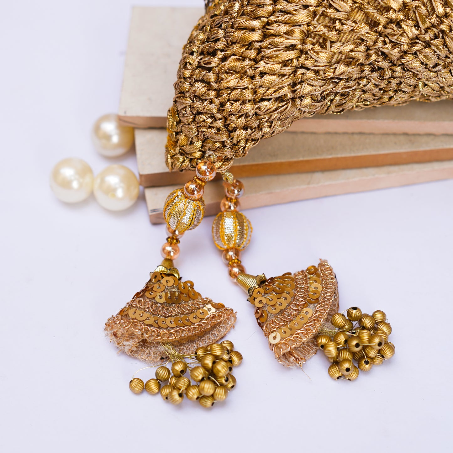 Bronze Gota Handbag