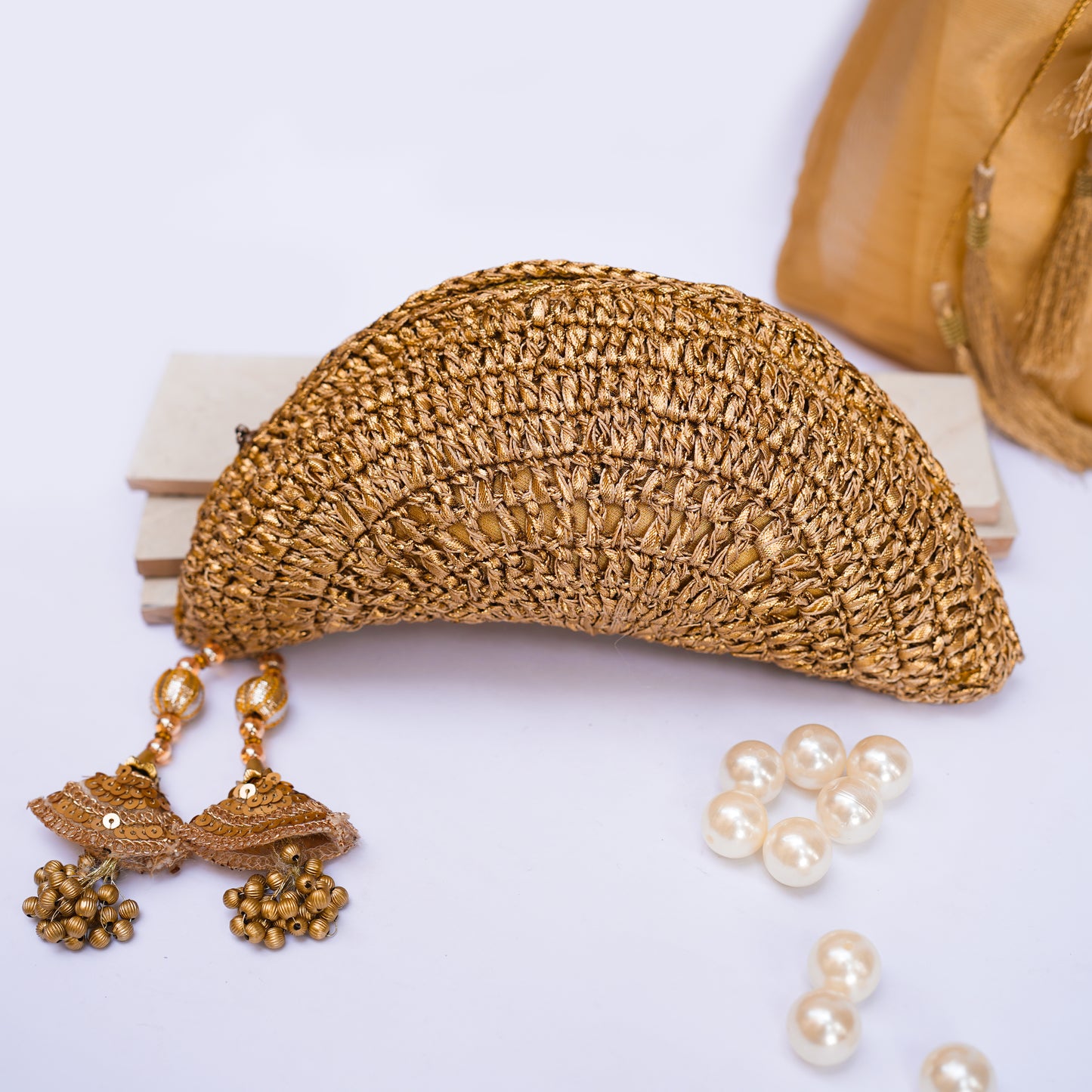 Bronze Gota Handbag