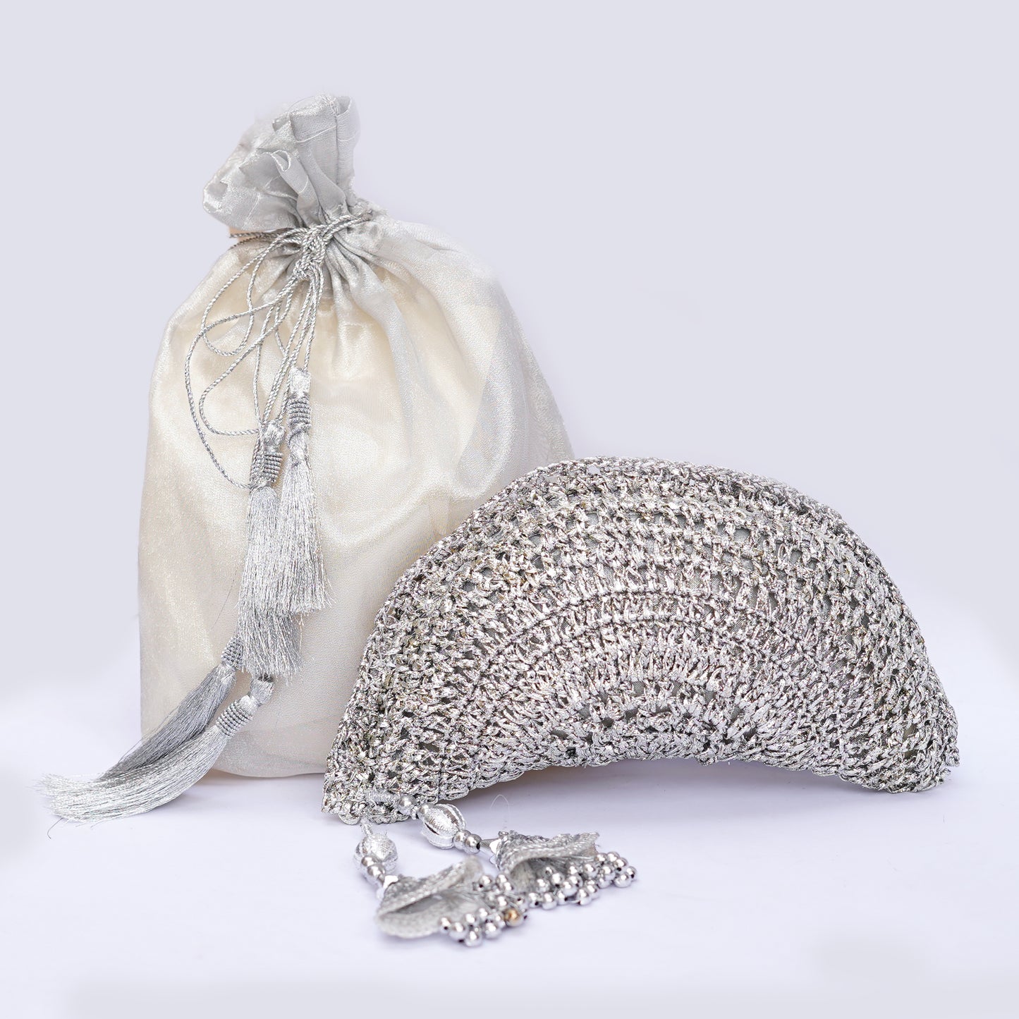 Silver Gota Handbag