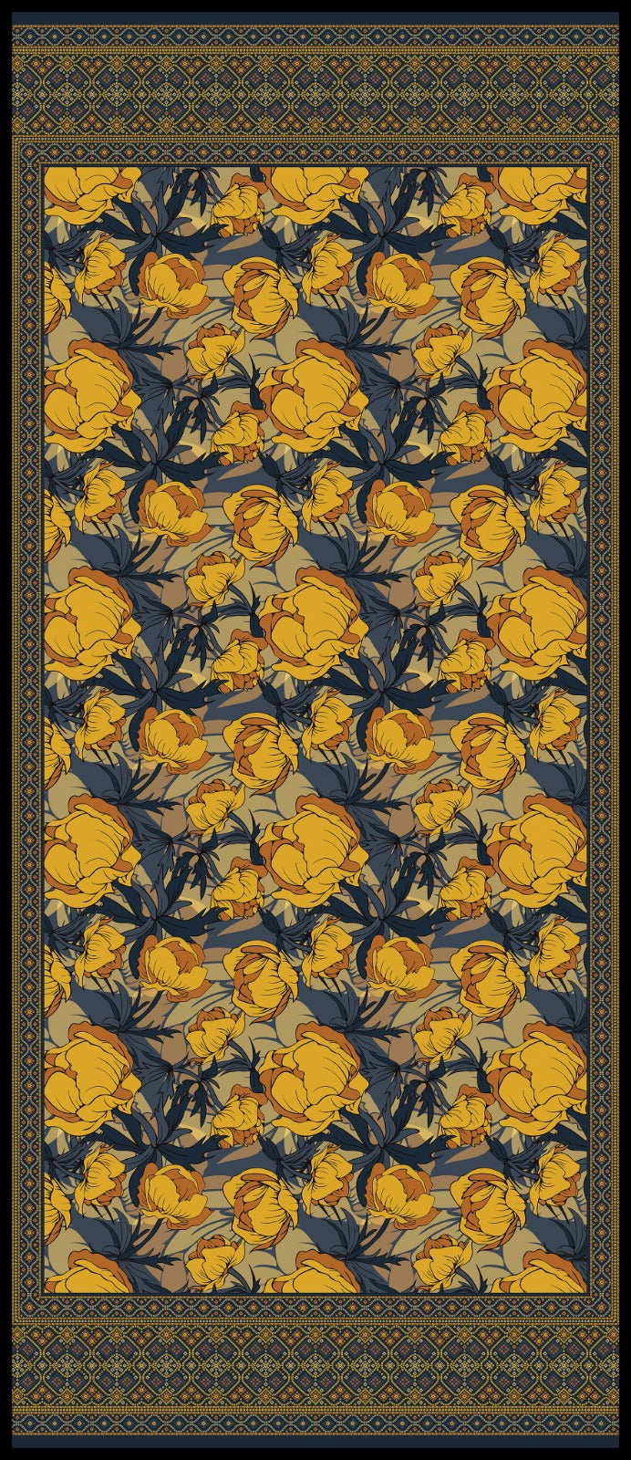 Daffodil Dupatta