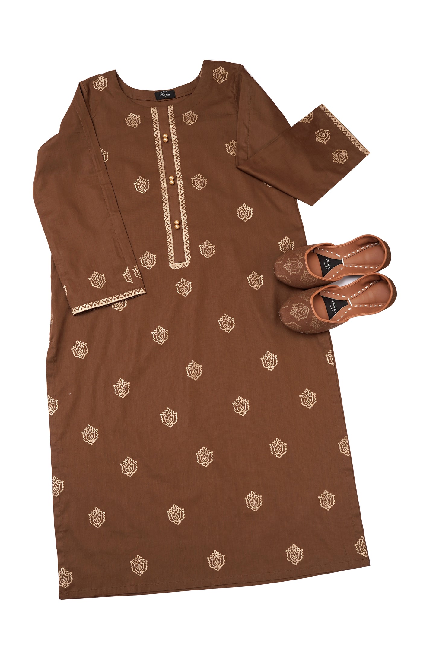 Singhar (Brown) Stitched Shirt