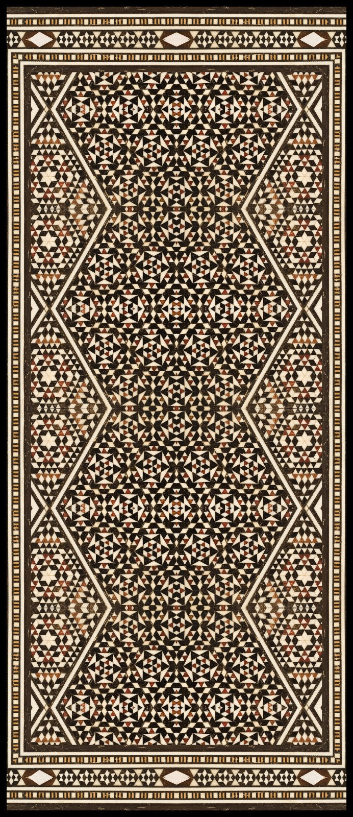 Marbled Mocha Dupatta