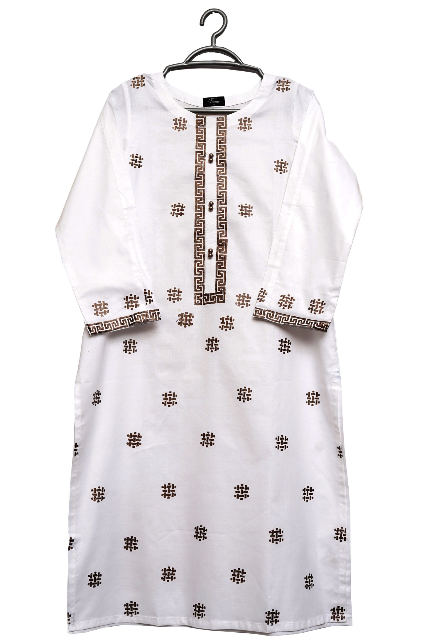 Taj (White) Stitched Shirt