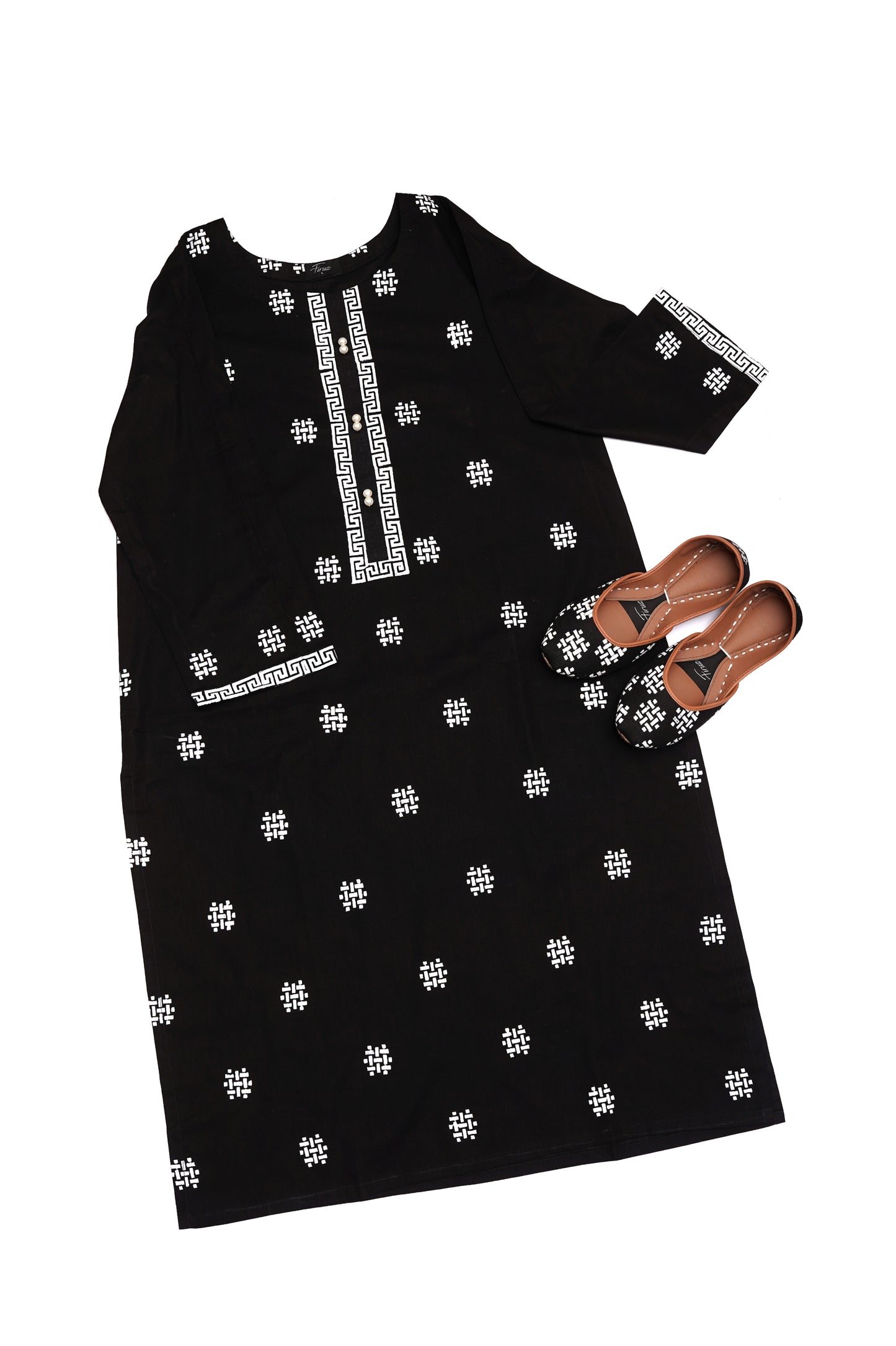 Taj (Black) Stitched Shirt