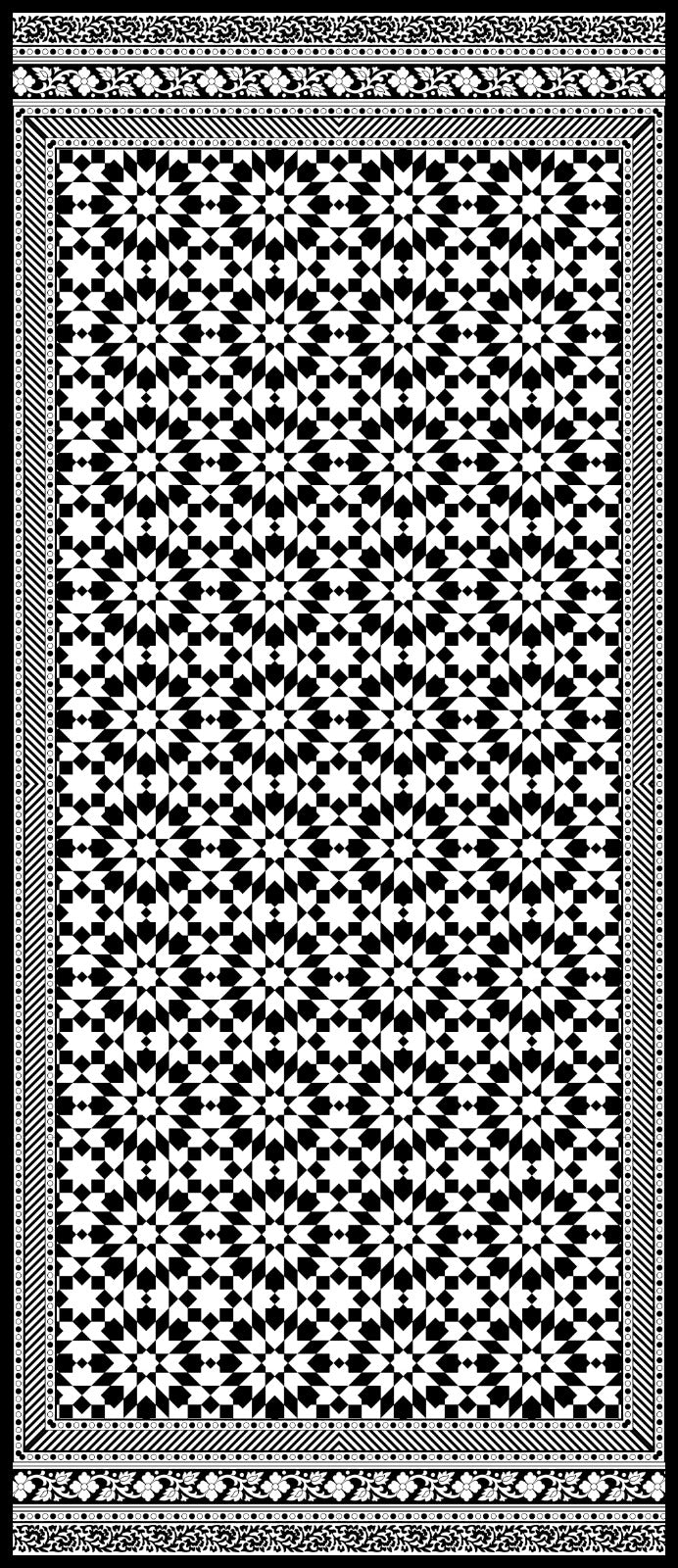 Sable Daisy Dupatta