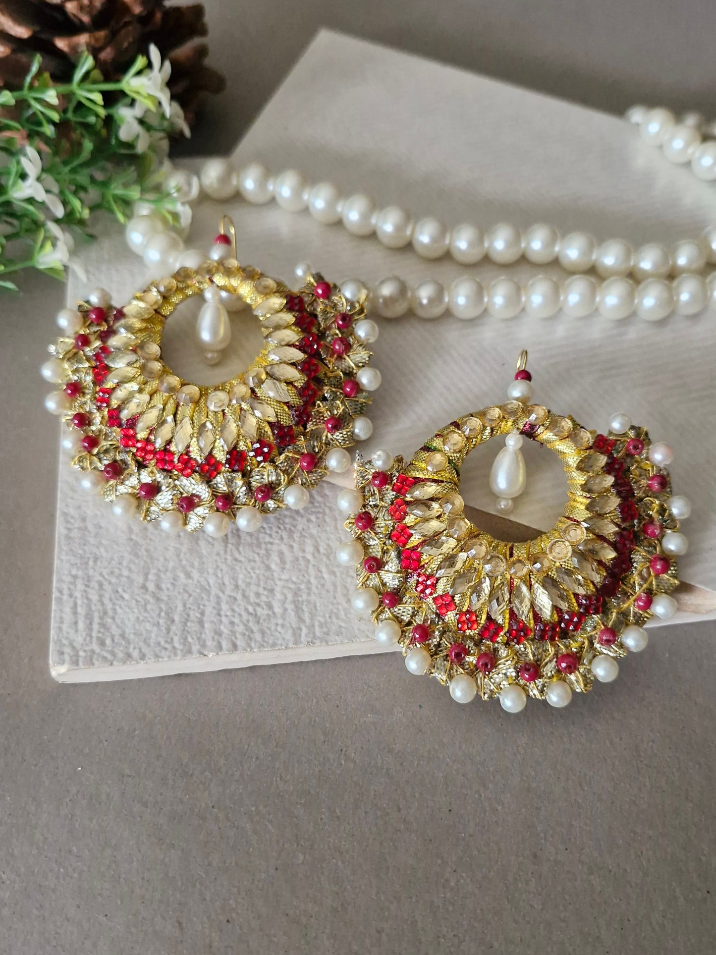 Nayab (Tikka Set) - Maroon