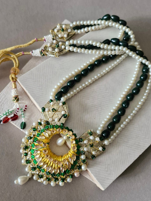 Nayab (Maala)- Bottle Green