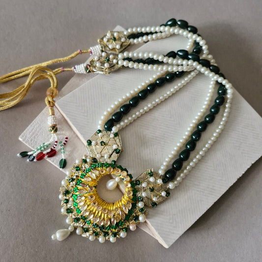 Nayab (Maala)- Bottle Green
