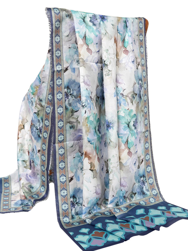 Blue Daisy Dupatta