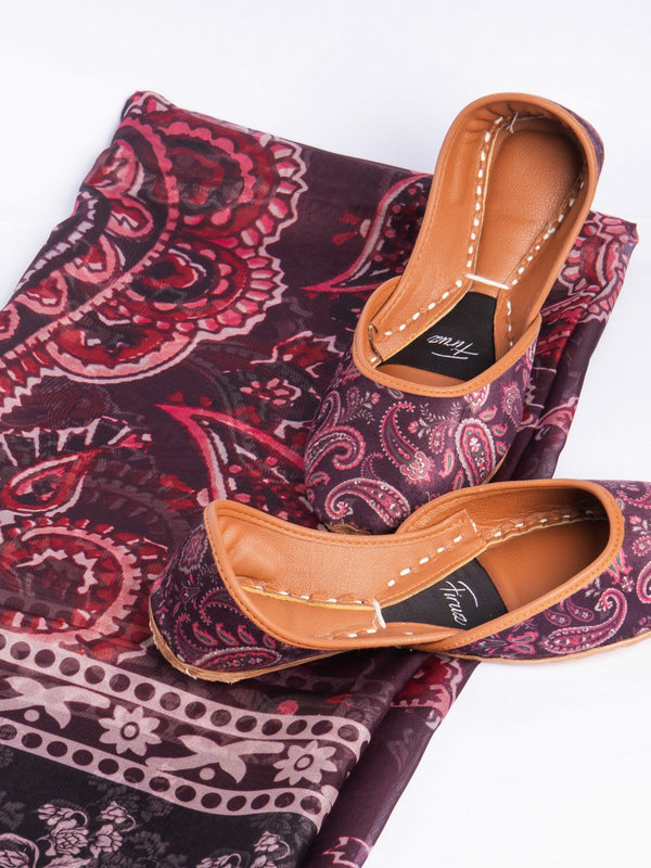 Floral Garnet Duo Set