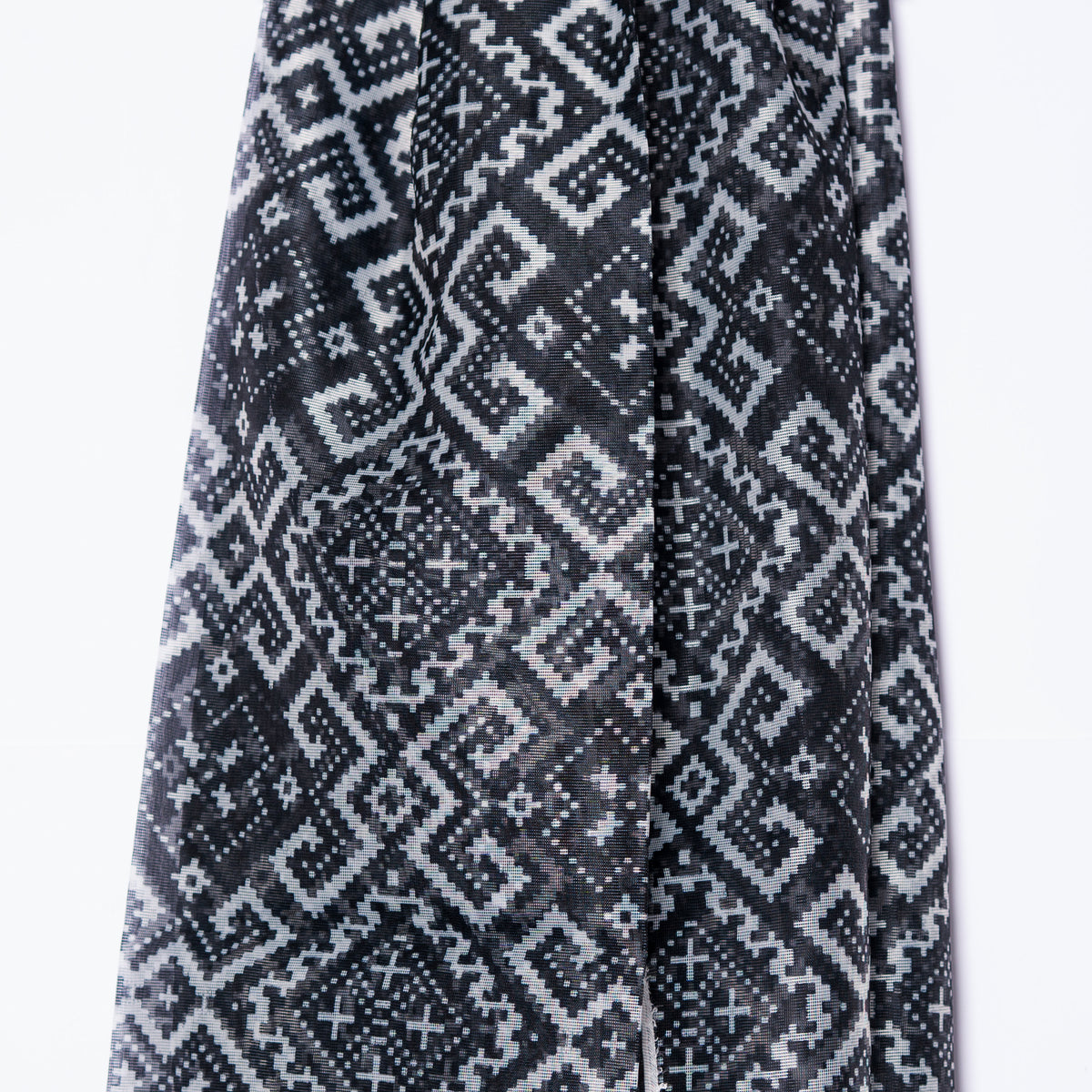 Black Geometric Pattern Duo Set