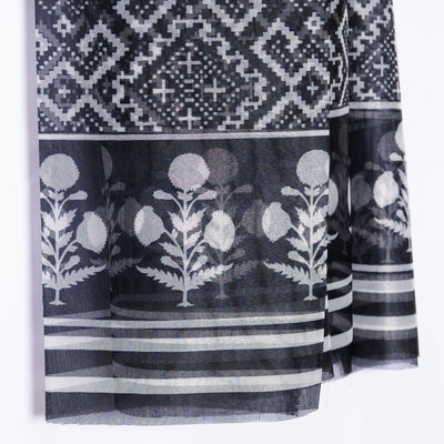 Black Geometric Pattern Duo Set