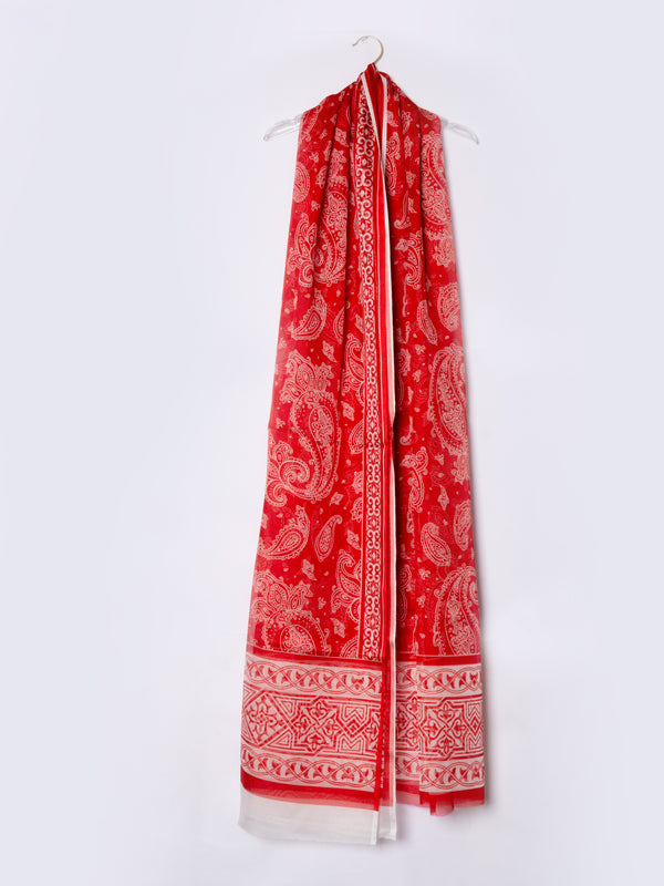 Posh Red Dupatta