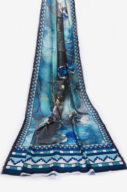 Aqua Hued Dupatta