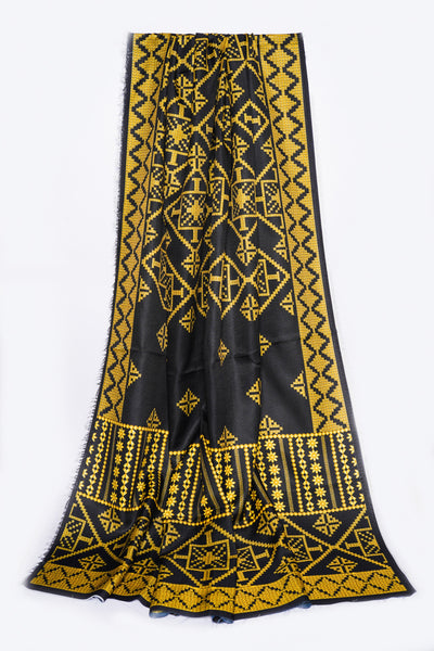 Mashraki Yellow Dupatta