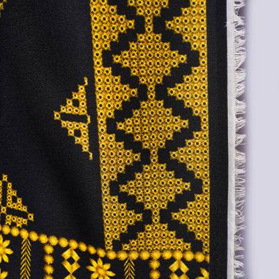 Mashraki Yellow Dupatta