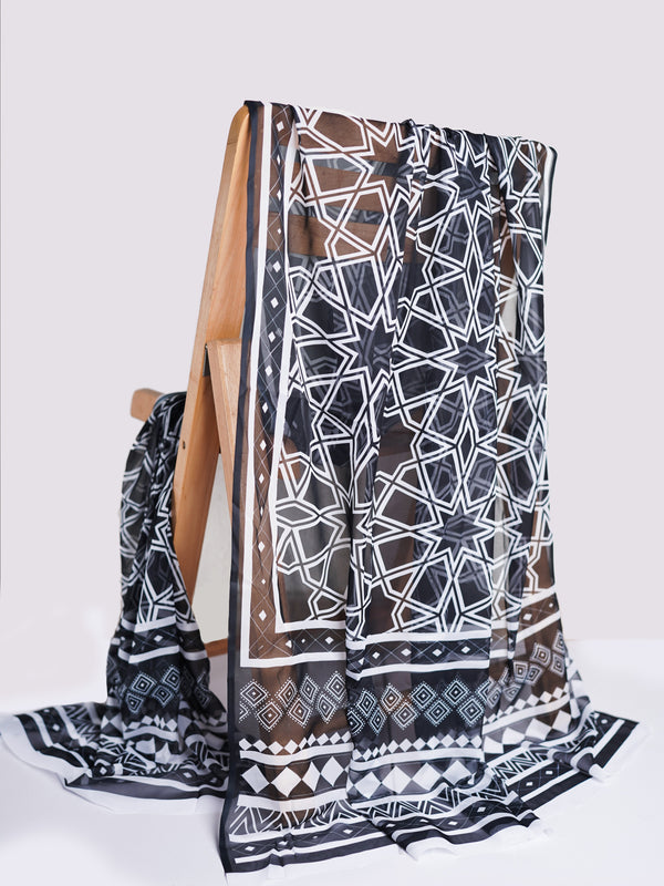 Prismatic Spirit (Black) Dupatta