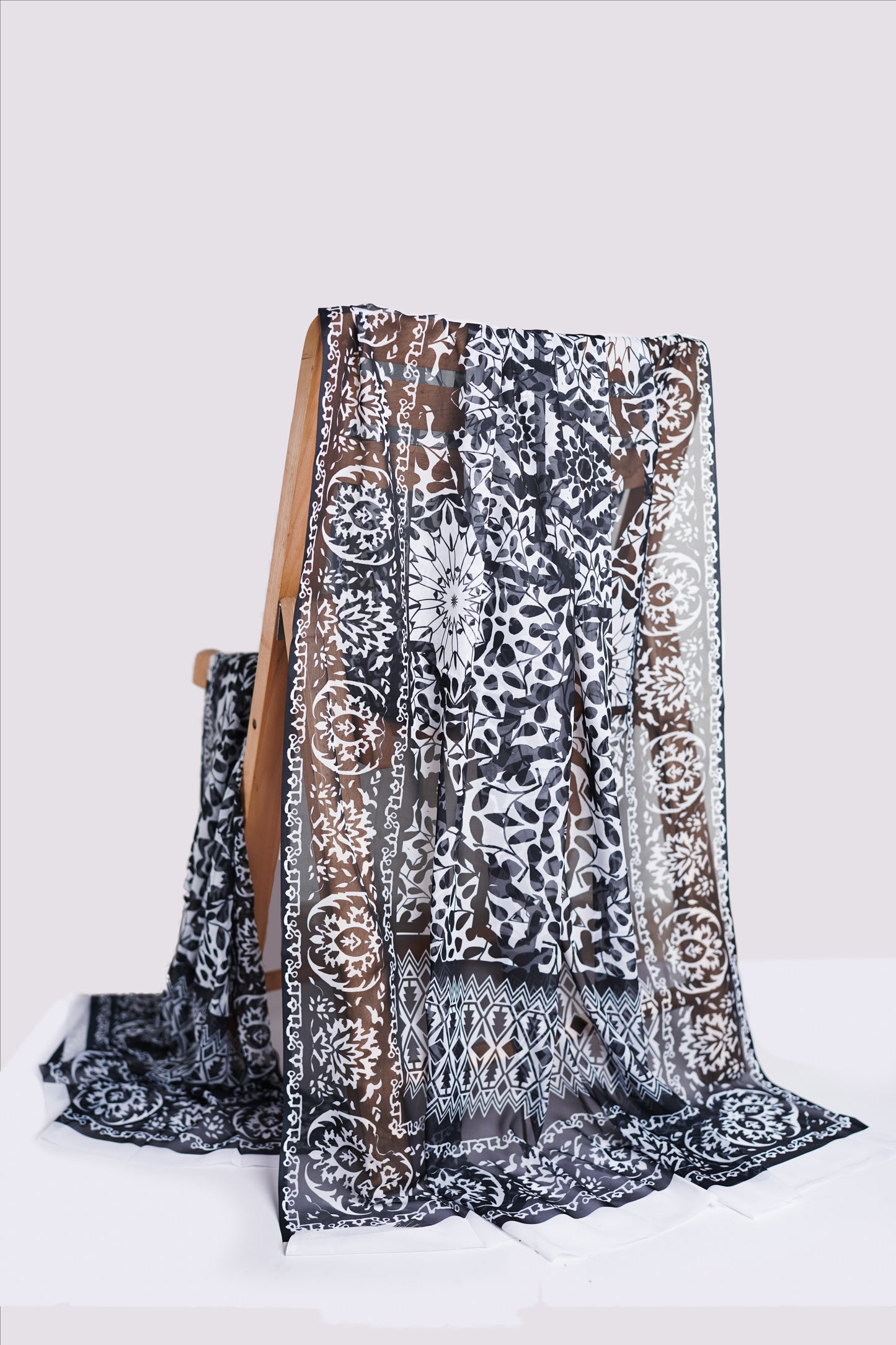 Lapis Lazuli (Black) Dupatta