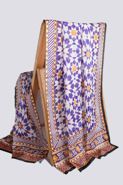Violet Daisy Dupatta