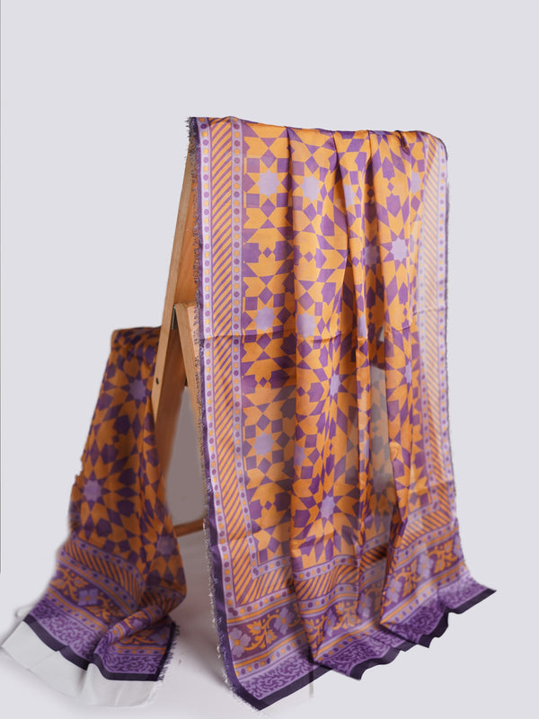 Mustard Daisy Dupatta