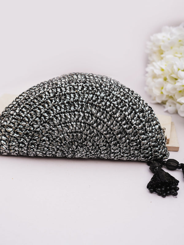 Black/Silver Gota Handbag