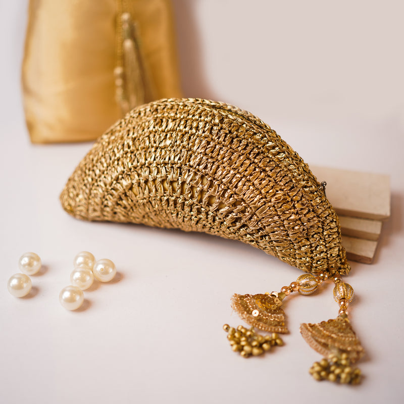Bronze Gota Handbag