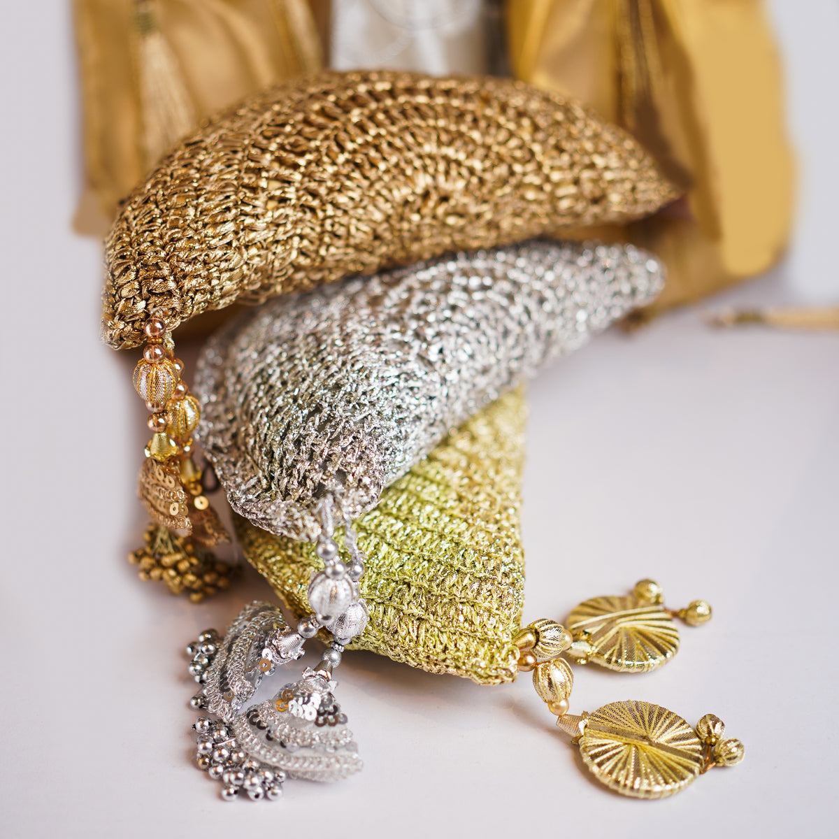Silver Gota Handbag