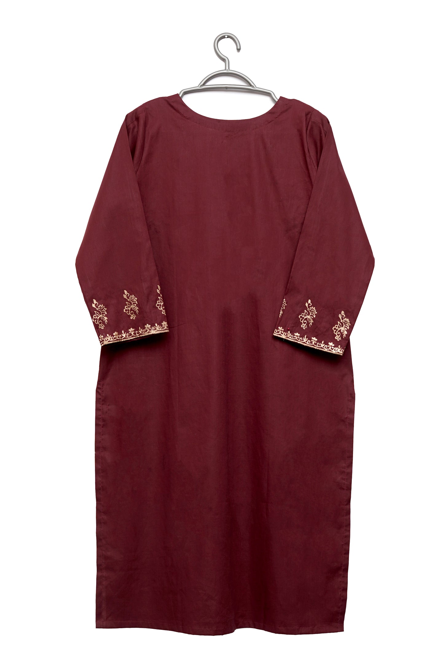 Mehak (Stitched Shirt) - Deep Maroon