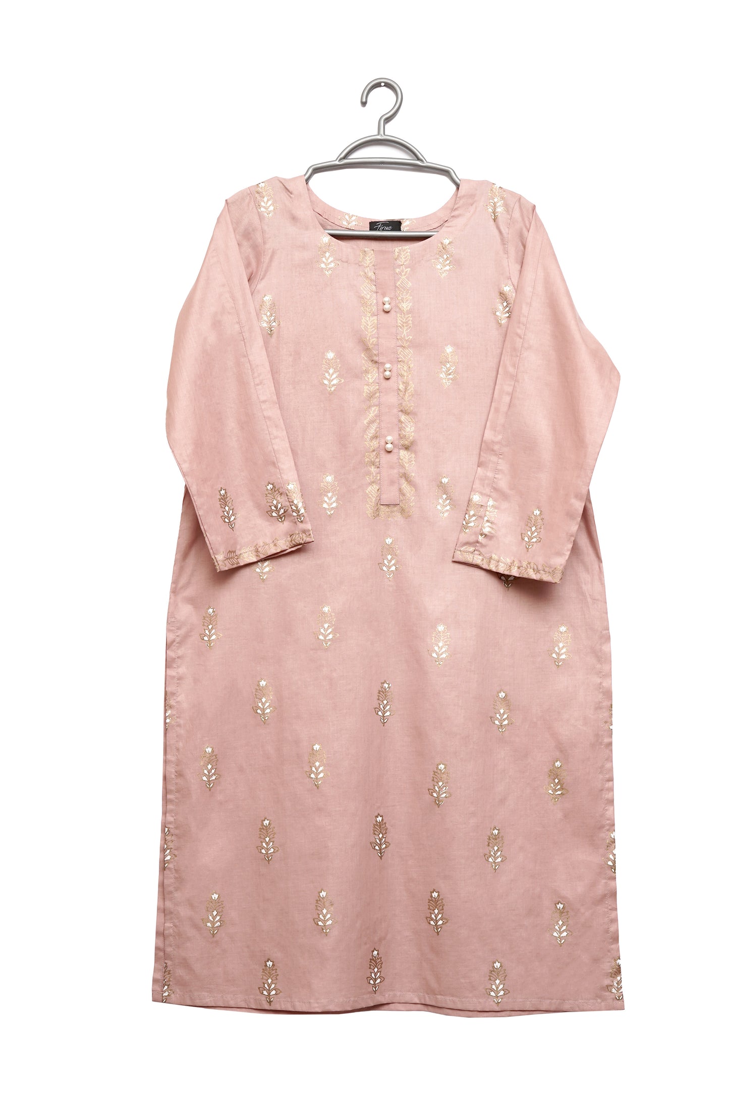 Tabassum (Stitched Shirt) - Tea Pink