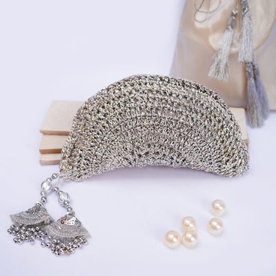 Silver Gota Handbag