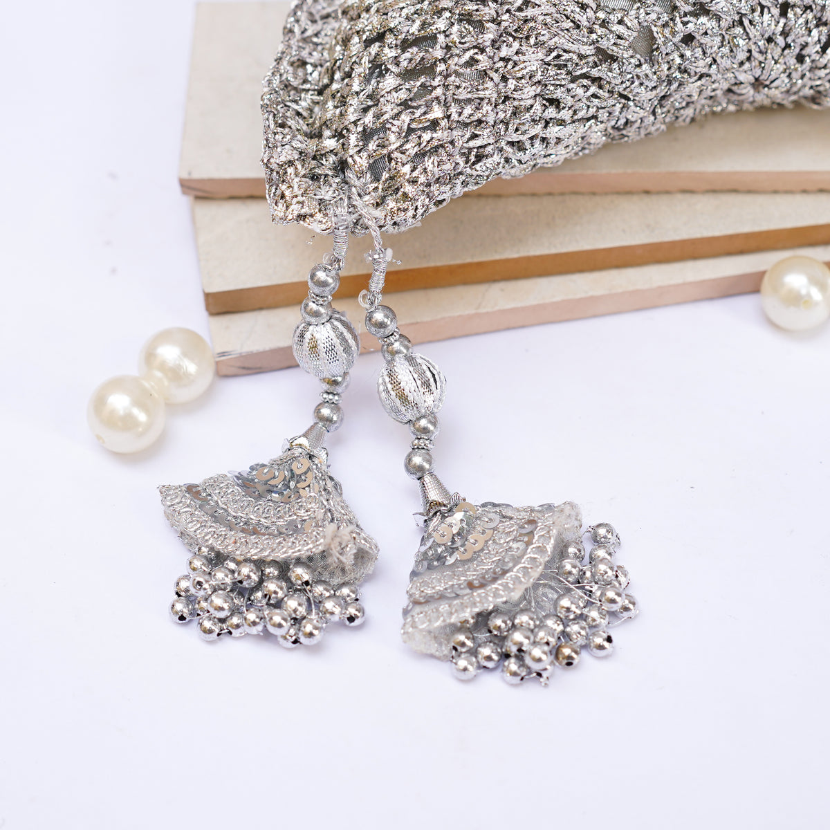 Silver Gota Handbag