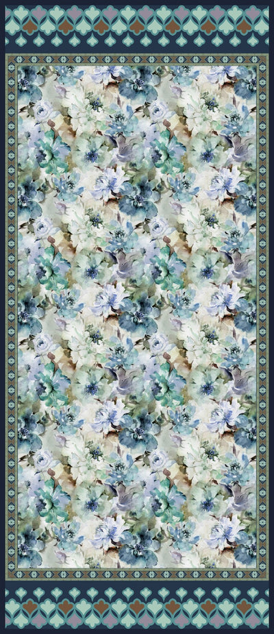 Blue Daisy Dupatta