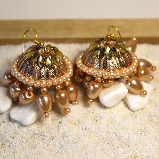 Rifaqaat Earrings (Rose Gold)