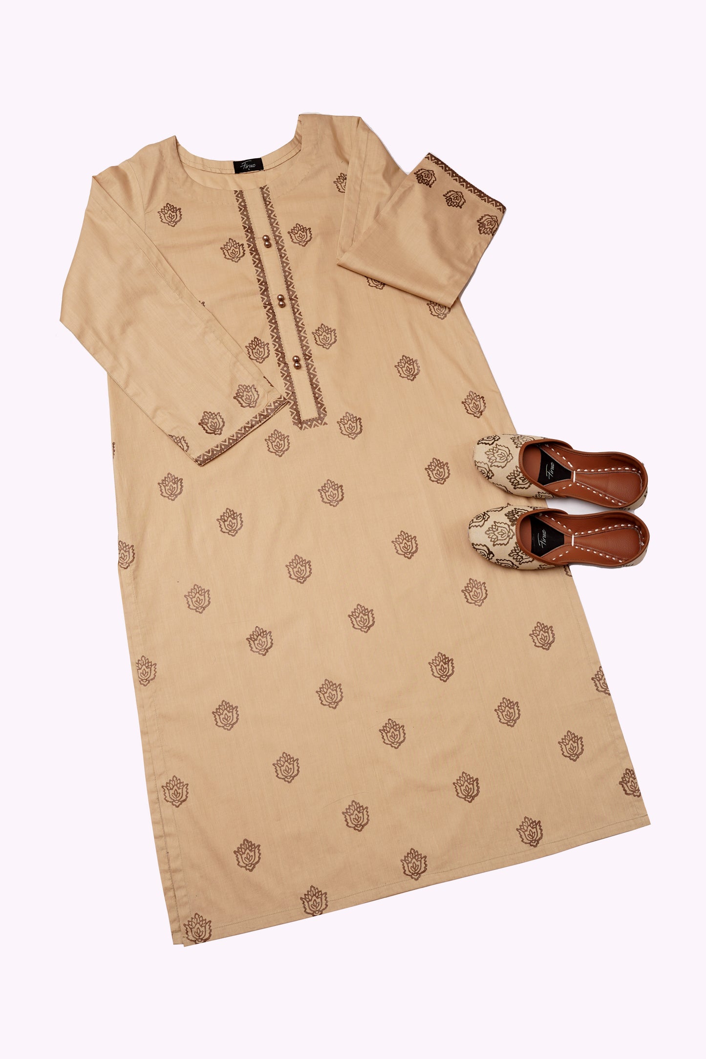 Singhar (Stitched Shirt) - Beige