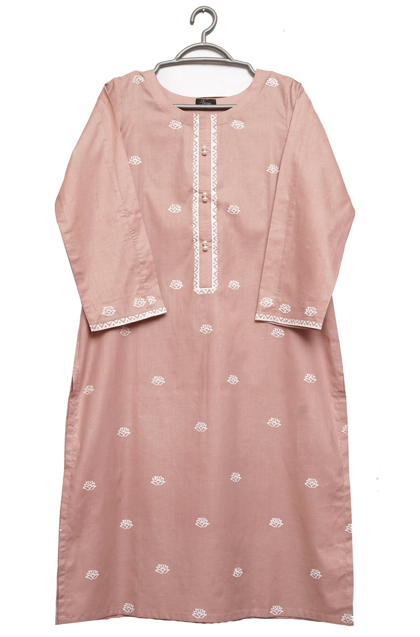 Naaz (Stitched Shirt) - Powder Pink