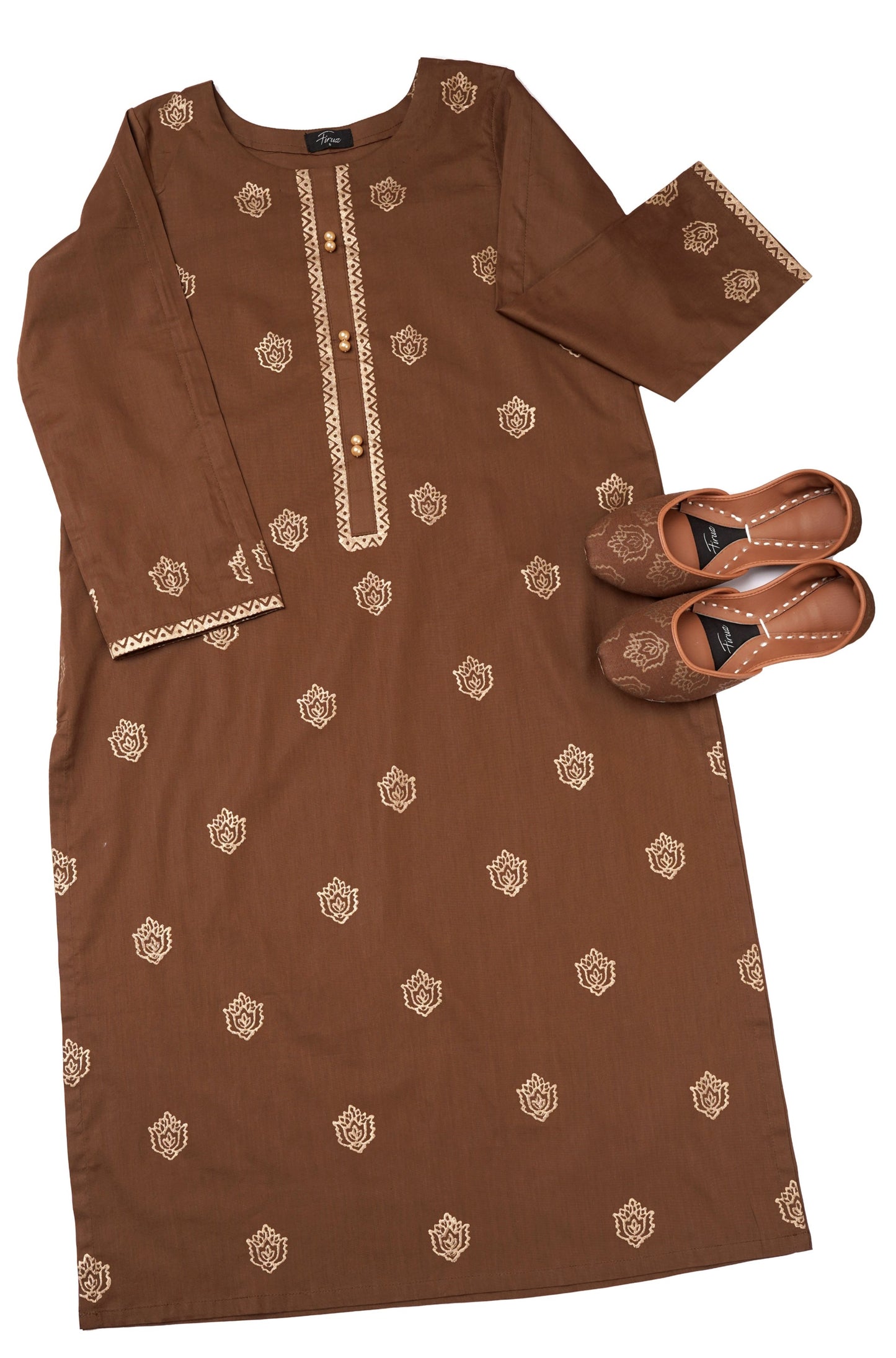 Singhar (Brown) Duo Set