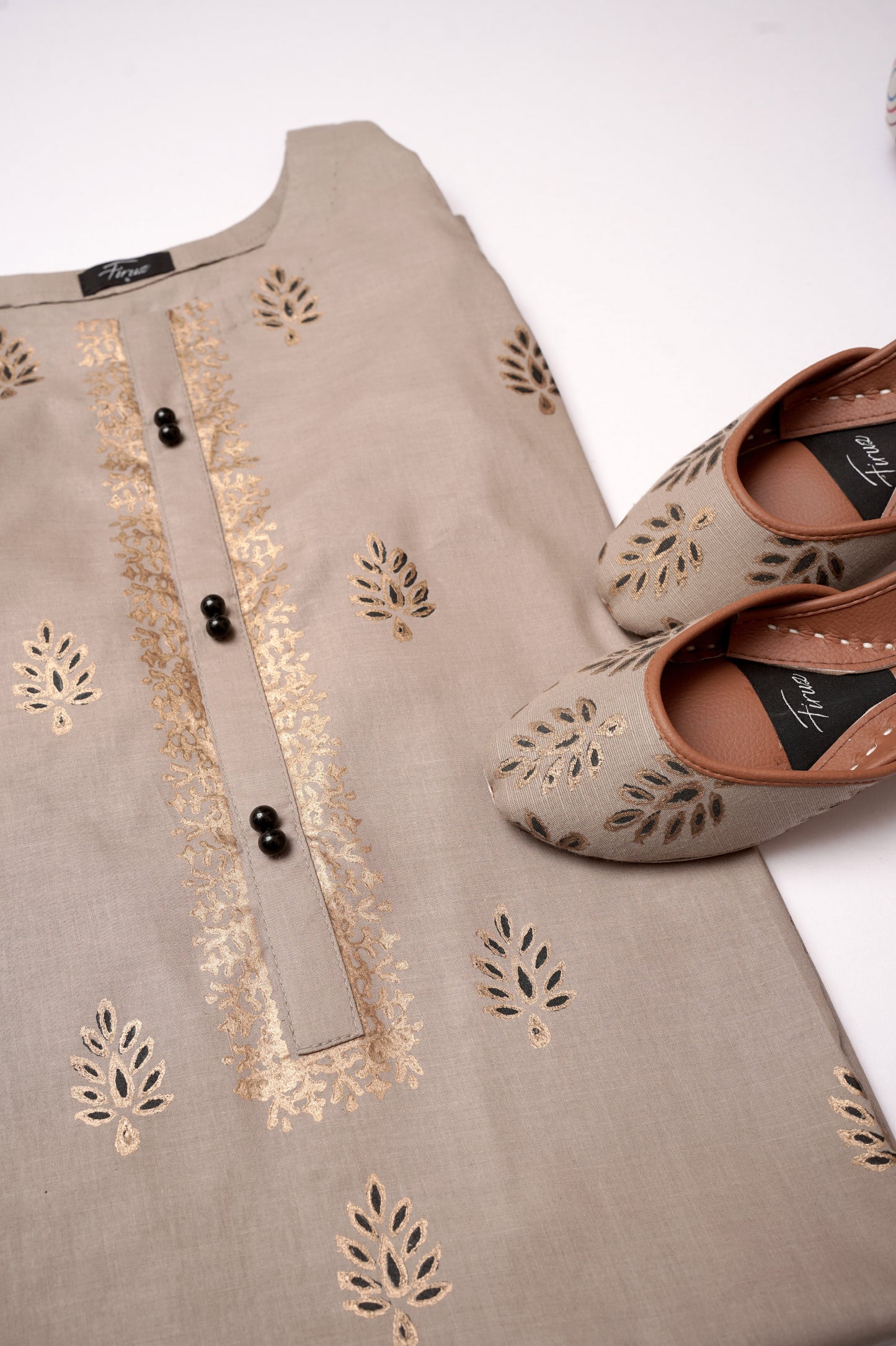 Rahi (Stitched Shirt) - Dark Beige