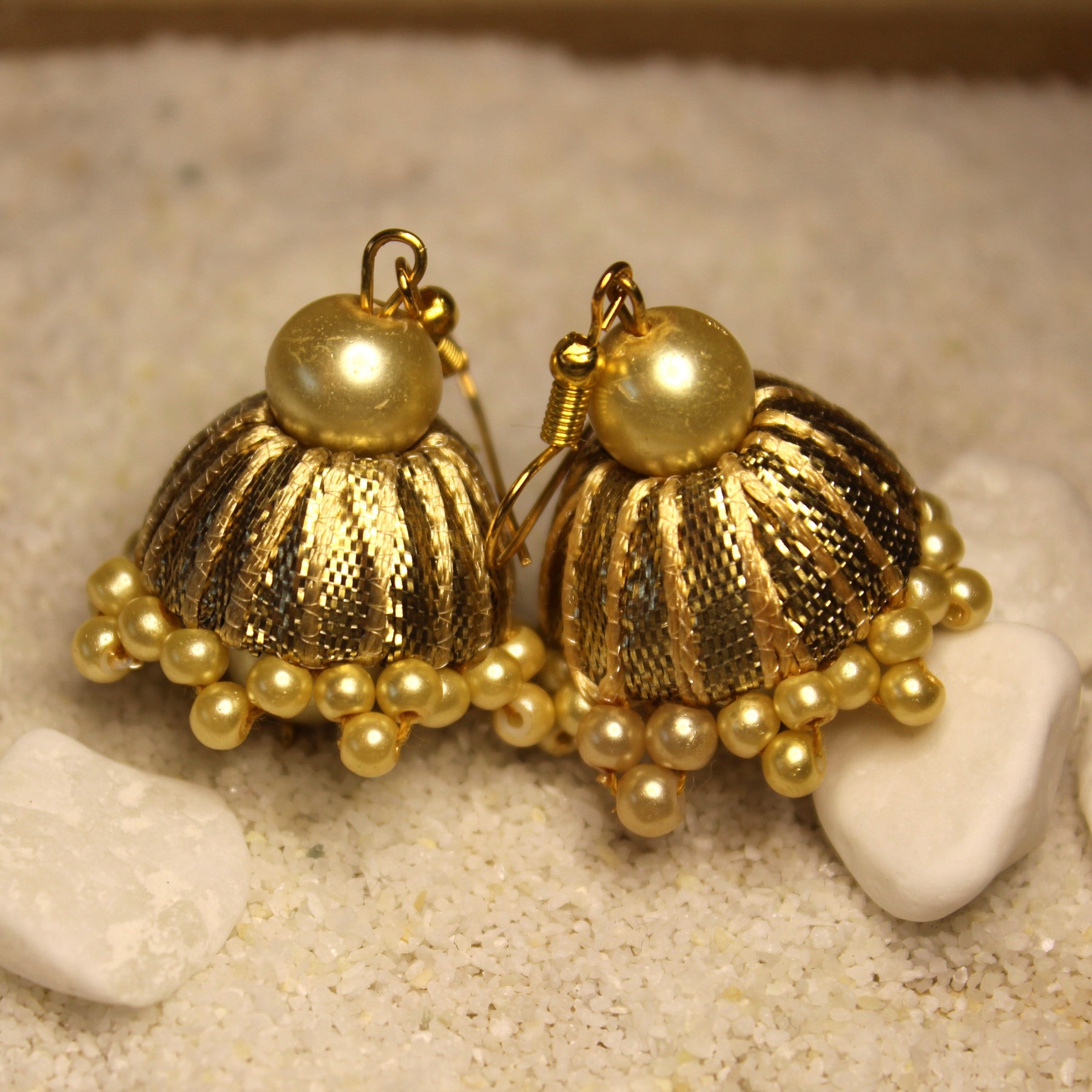 Iztiraar Earrings (Golden)