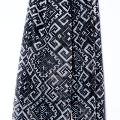 Black Geometric Pattern Dupatta