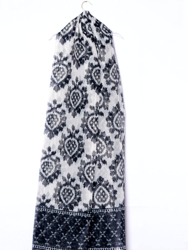 Charcoal Pattern Dupatta