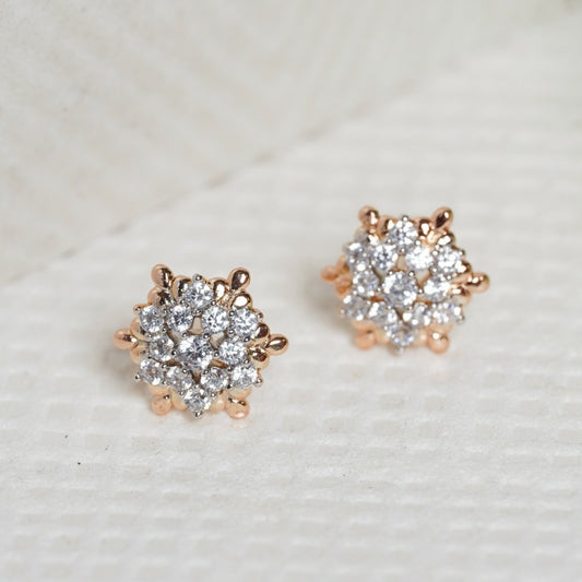 SnowFlake Ear Studs